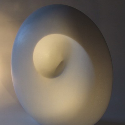 Ange, marbre blanc Brésil, 40cmx38cmx11cm